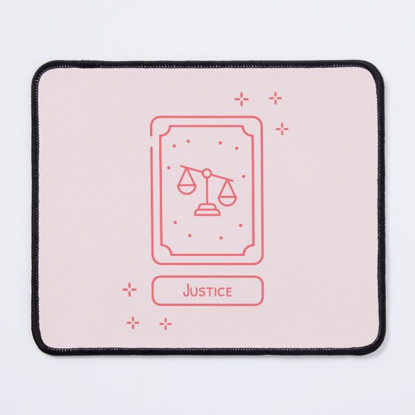 Item preview, Justice Tarot Card designed and sold by CyberCubed.