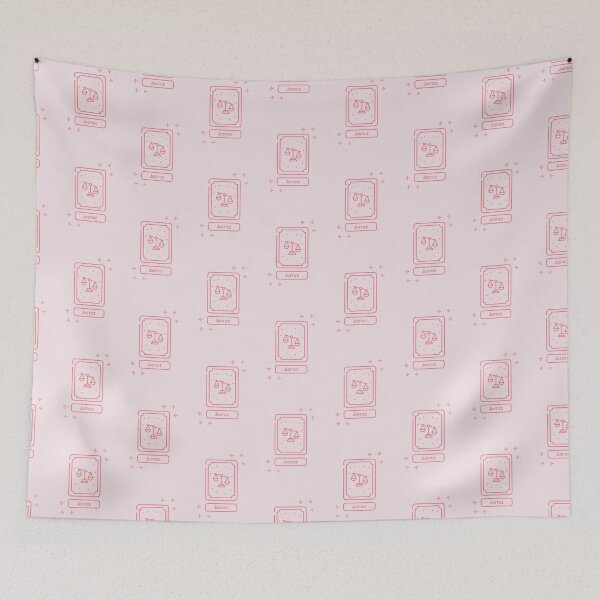 Item preview, Justice Tarot Card designed and sold by CyberCubed.