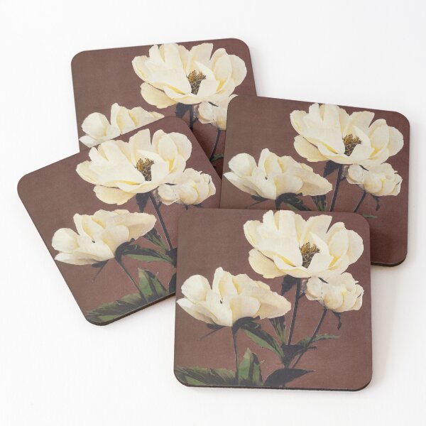 Item preview, Retro Japanese Flower Hærdaceous Peony (1896) by Kazumasa Ogawa designed and sold by Designedbysm.