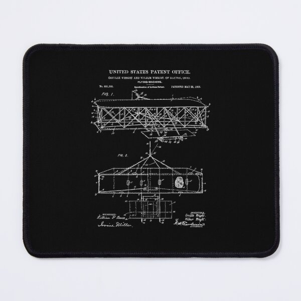 Item preview, Wright Brothers' Flying Machine Patent Longsleeve T-Shirt designed and sold by wymanlynna.