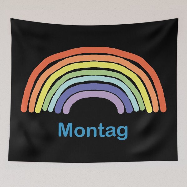 Item preview, Montag Monday Rainbow designed and sold by ellenhenry.