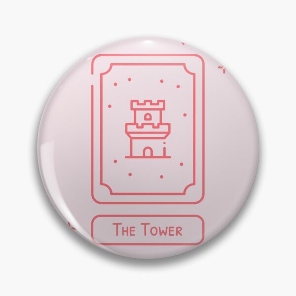 Item preview, The Tower Tarot Card designed and sold by CyberCubed.