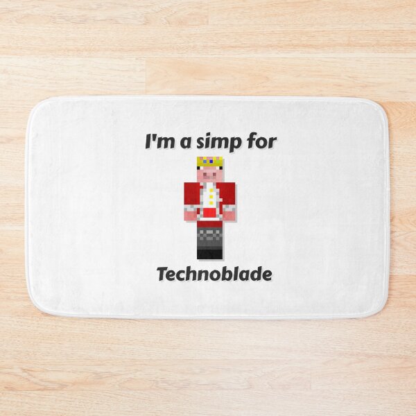 Item preview, I'm a simp for Technoblade (White Base) designed and sold by thecorvidking.