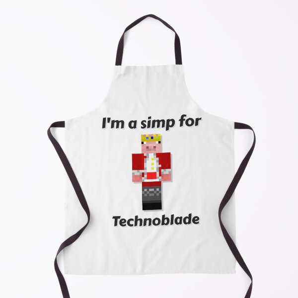 Item preview, I'm a simp for Technoblade (White Base) designed and sold by thecorvidking.