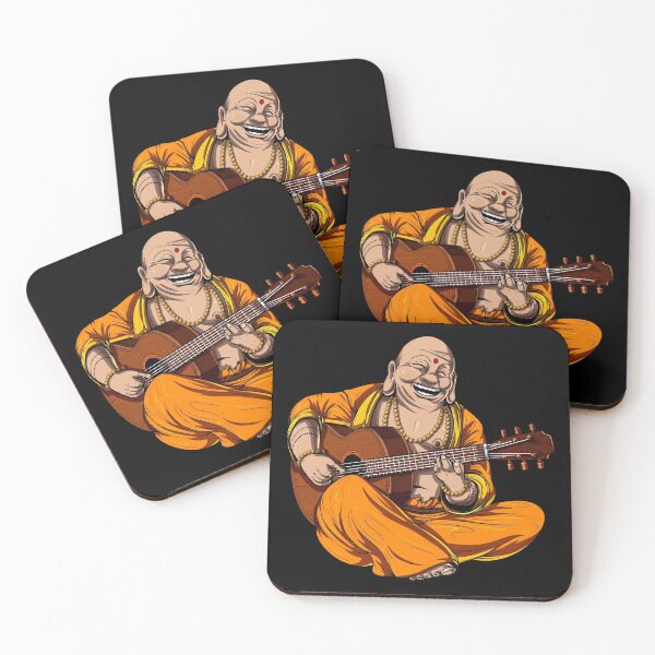 Item preview, Buddha Playing Guitar designed and sold by underheaven.