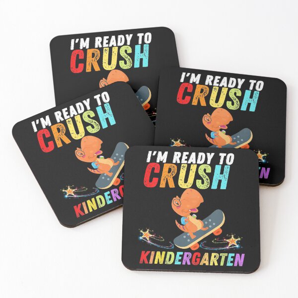 Item preview, Kids Dinosaur I'm Ready To Crush Kindergarten Skateboard designed and sold by RaymondPurves.