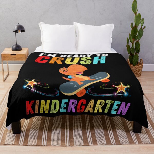 Item preview, Kids Dinosaur I'm Ready To Crush Kindergarten Skateboard designed and sold by RaymondPurves.