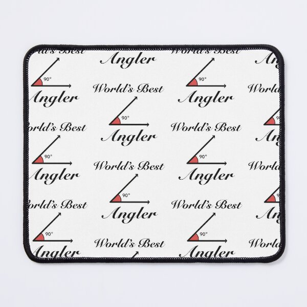 Item preview, World’s Best Angler - (purposely wrong) Gag Gift - black letters designed and sold by FlorenciaBliss.