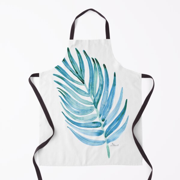 Item preview, Blue Palm Leaf designed and sold by LZ Cathcart.