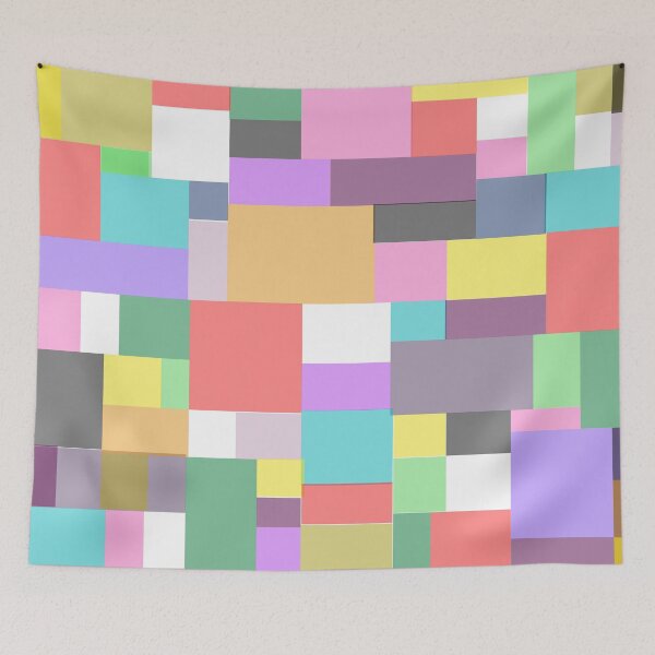 Item preview, Colorful Rectangular Design.  designed and sold by Pearl-Island.