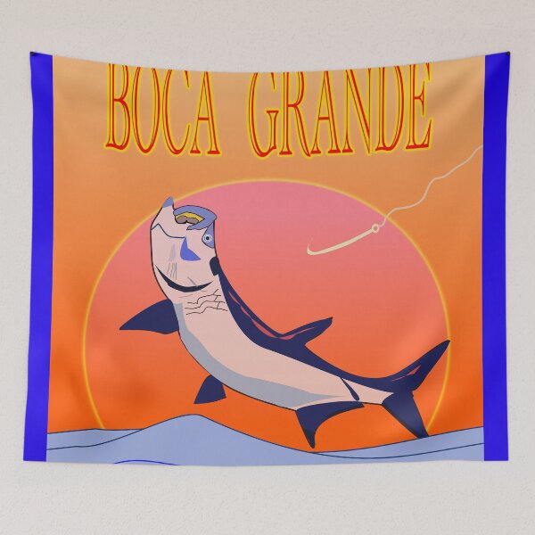 Item preview, Boca Grande Tarpon Fishing GRAPHIC II designed and sold by EdwardMonet.