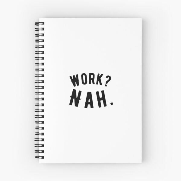 Item preview, Work? designed and sold by TheBookAuror.