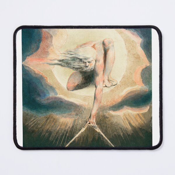 Item preview, Ancient of Days Setting a Compass to the Earth (1794) illustration from Europe: a Prophecy by William Blake (1752-1827). Original from The New York Public Library. designed and sold by LenaShines.