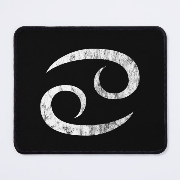 Item preview, Cancer Zodiac Horoscope in Distressed White designed and sold by Bumblefuzzies.