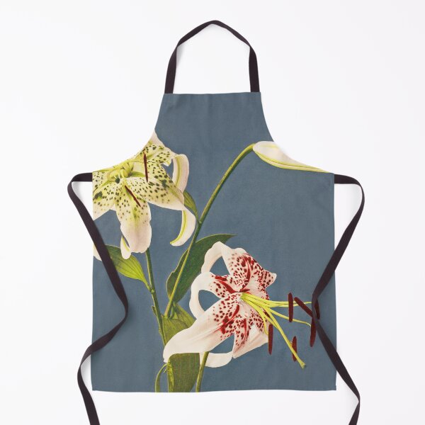 Item preview, Retro Japanese Flower Lilies (1897) by Kazumasa Ogawa designed and sold by Designedbysm.