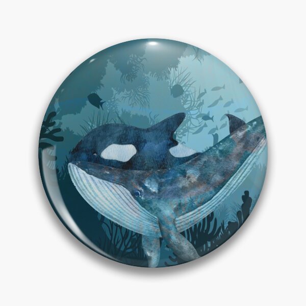 Item preview, Blue Orca Abstract  designed and sold by DannyPere.
