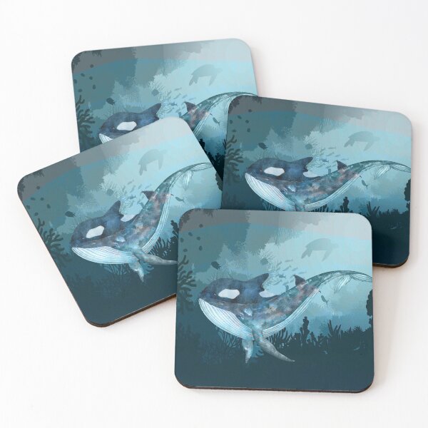 Item preview, Blue Orca Abstract  designed and sold by DannyPere.