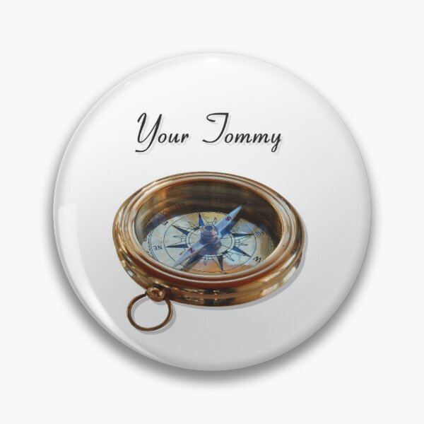 Item preview, DreamSMP 'Your Tommy' Compass designed and sold by thecorvidking.