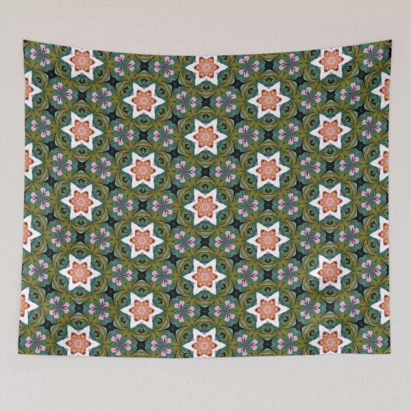 Item preview, Lily Pads and Star Flowers Pattern designed and sold by TrishAbyss.