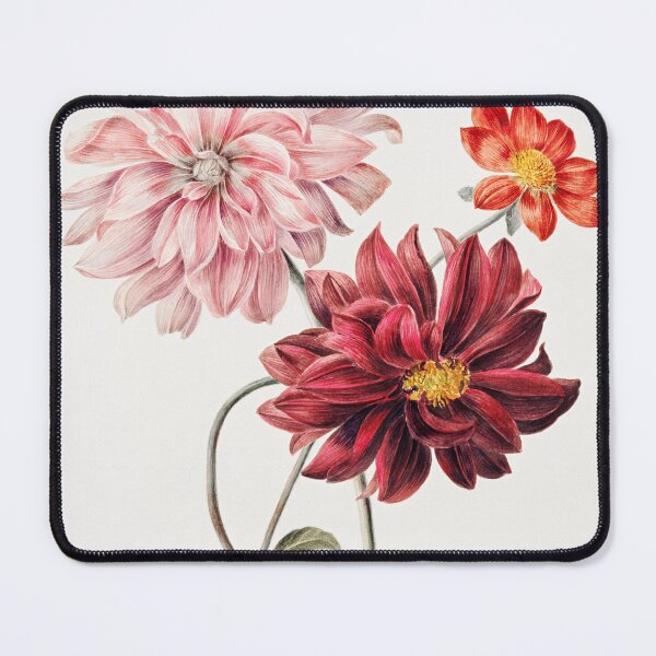 Item preview, Dahlias by Willem Hekking (I) (1806 –1862). Original from the Rijksmuseum. designed and sold by LenaShines.