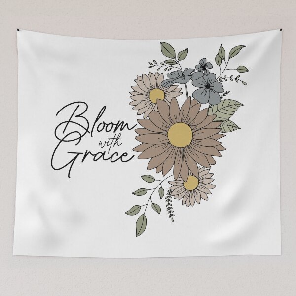 Artikelvorschau, Bloom with Grace Bouquet entworfen und verkauft von Handdrawnbyzoe.
