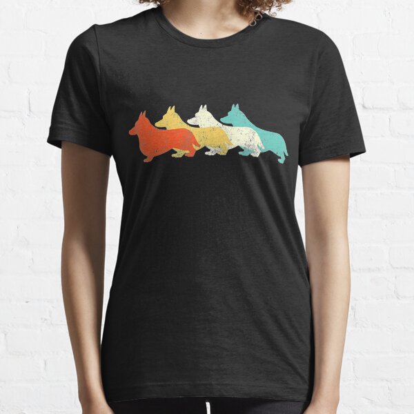 Vintage Corgi Retro For Corgi Men Women Kids Essential T-Shirt