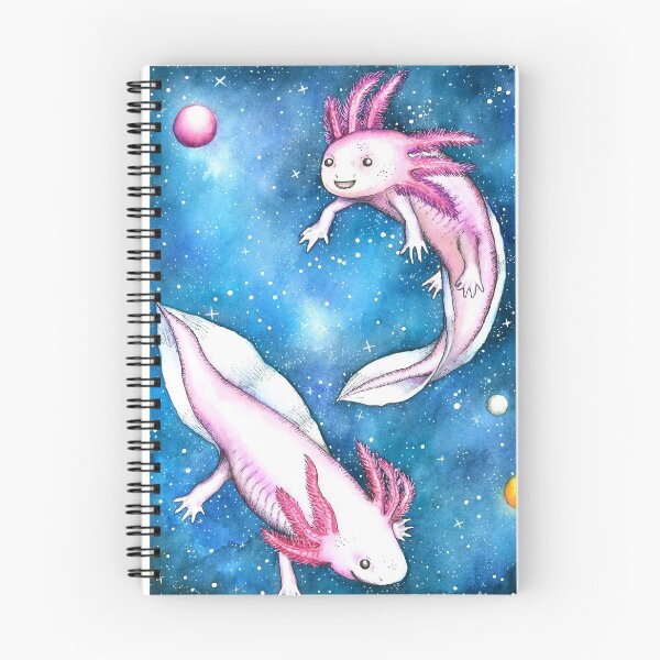 Item preview, Axolotl Salamanders in Space designed and sold by Kelley-Art.