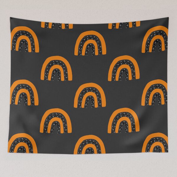 Item preview, Orange and black rainbow designed and sold by morgankeiky.
