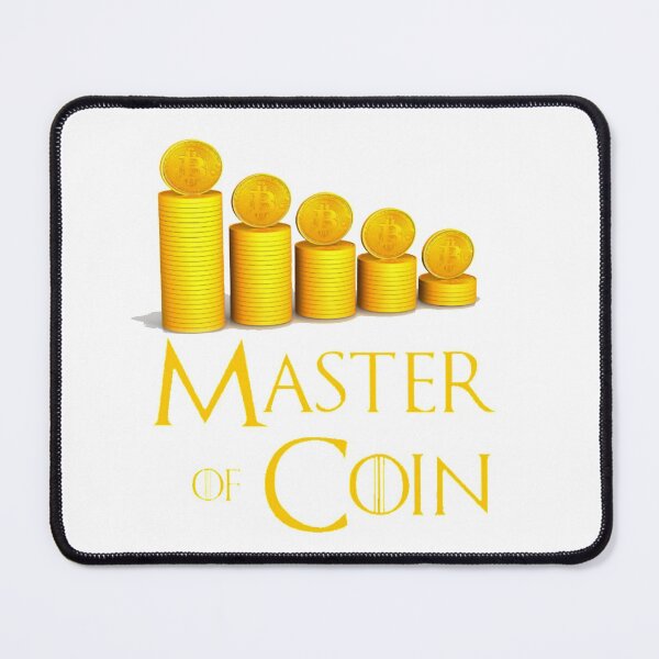 Item preview, Master of Coin Bitcoin Funny designed and sold by WearWolfDesigns.