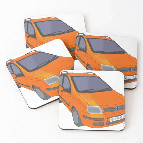 Item preview, Orange Fiat Panda “Gracie” designed and sold by Colzo Art.