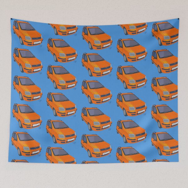 Item preview, Orange Fiat Panda “Gracie” designed and sold by Colzo Art.