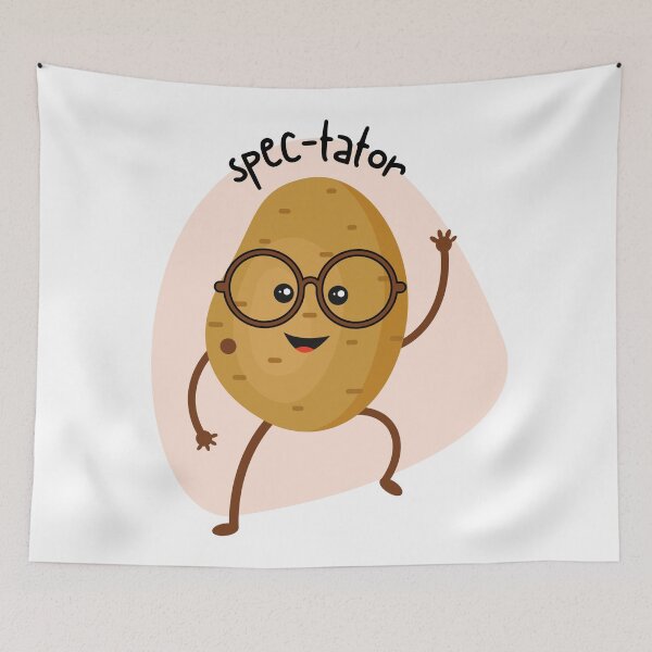 Item preview, Spec tator - Food pun designed and sold by The Agreeable Raven.