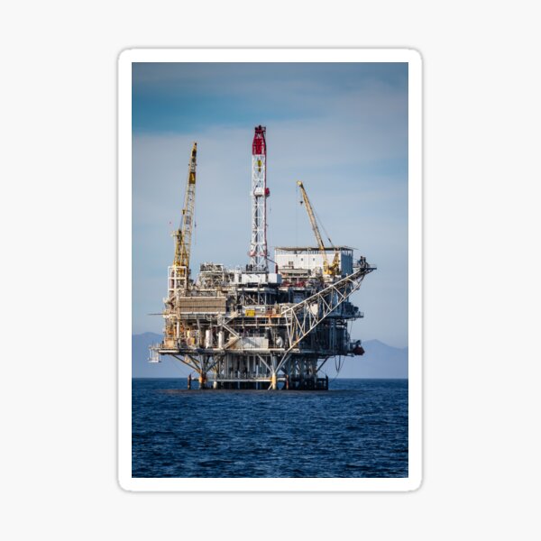 Oil Rig Sticker