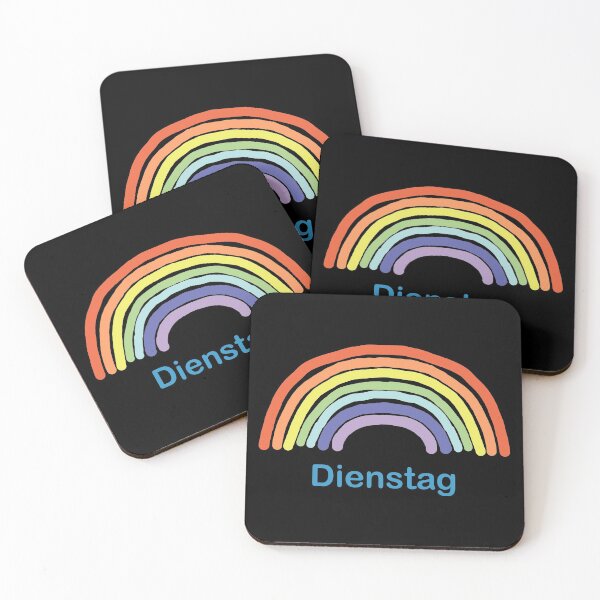 Item preview, Dienstag Tuesday Rainbow designed and sold by ellenhenry.