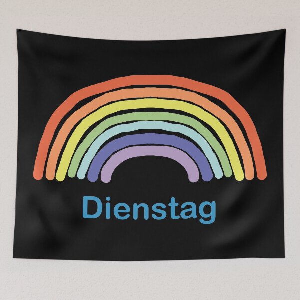 Item preview, Dienstag Tuesday Rainbow designed and sold by ellenhenry.