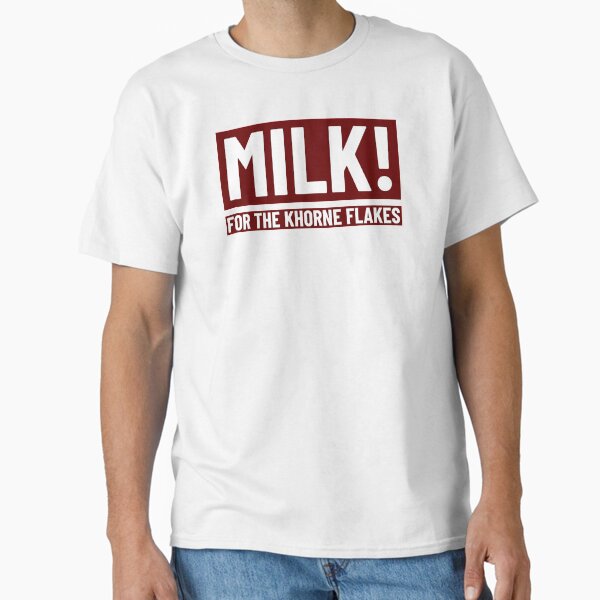 Vista previa del artículo con la obra «¡Leche! Para los copos de maíz Khorne», diseñado y vendido por PWstore.