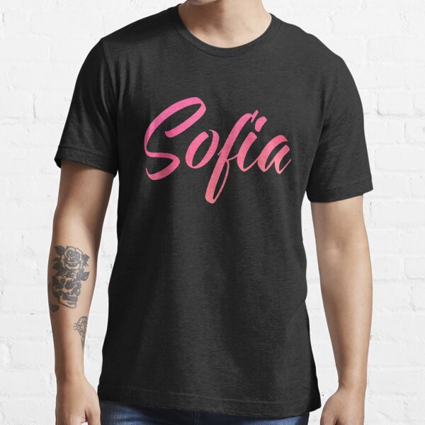 Sofia girls name pink watercolor type design Tank Top for Sale by  ComicKitsch