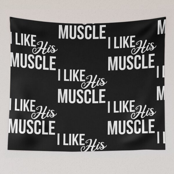 Item preview, Couple Saying I Like His Muscle designed and sold by whenevery3.