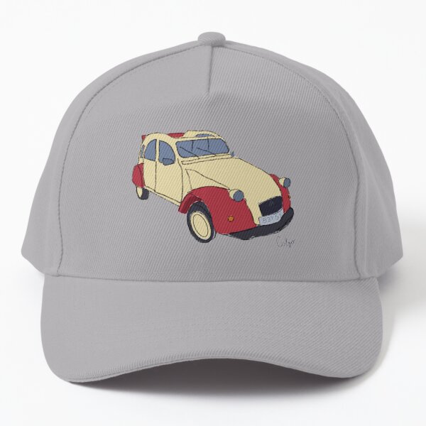 Citron 2CV digital painting Baseball Cap