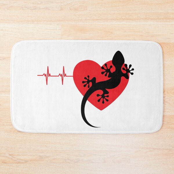 Item preview, Gecko red heart pulse | Gift for gecko lover designed and sold by OleeVO.