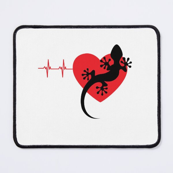 Item preview, Gecko red heart pulse | Gift for gecko lover designed and sold by OleeVO.