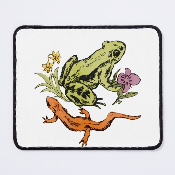 Item preview, Cute frog and lizard designed and sold by iphigeneis.