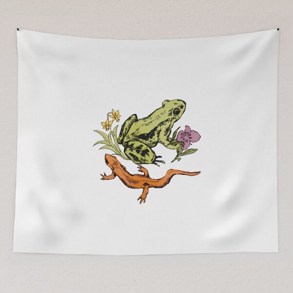 Item preview, Cute frog and lizard designed and sold by iphigeneis.