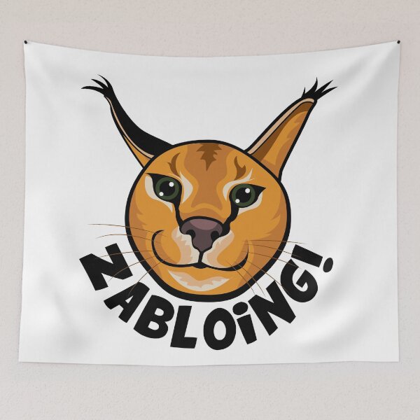 Item preview, Zabloing Floppa Meme designed and sold by Hot From Oven.