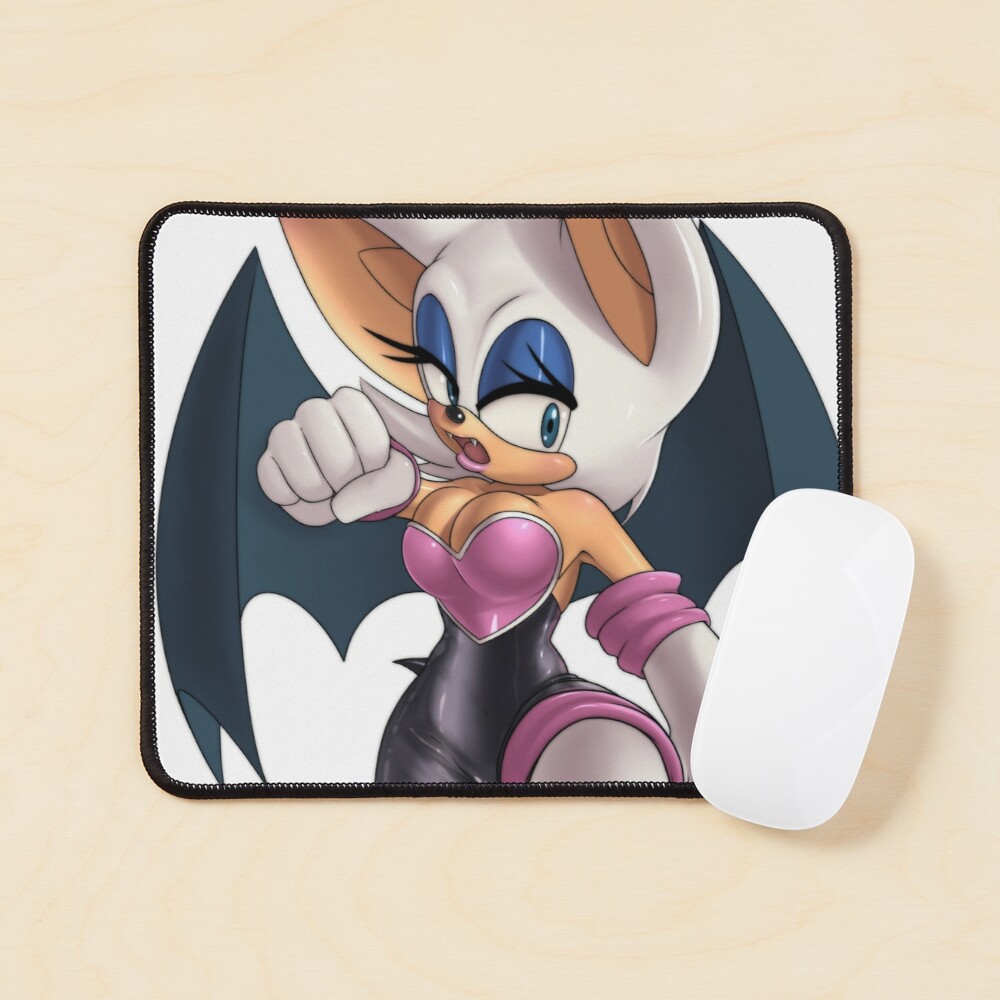 Rouge the bat B Bath Mat by MartinUve