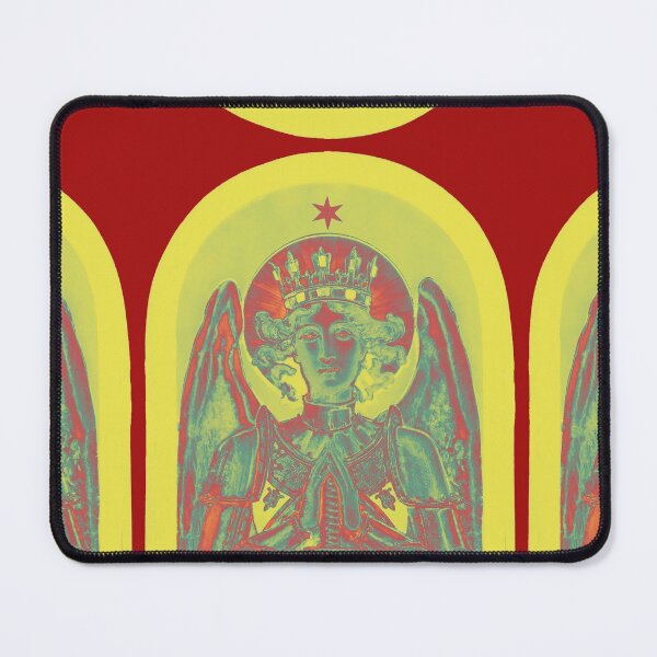 Item preview, Protected By The Wings of Archangel Michael Yellow Red designed and sold by SpiritGifts.