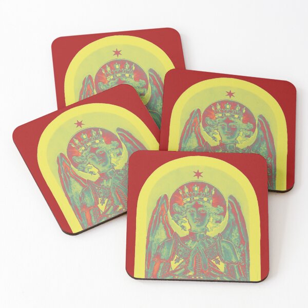 Item preview, Protected By The Wings of Archangel Michael Yellow Red designed and sold by SpiritGifts.