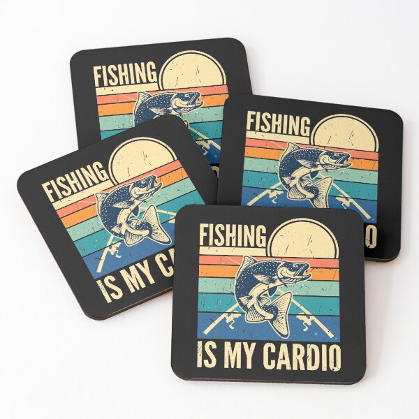 Item preview, Fishing Is My Cardio Sunset designed and sold by SUNarea.