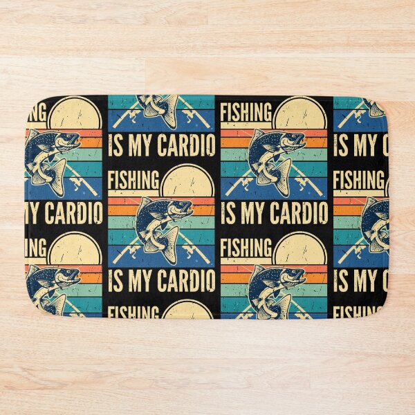 Item preview, Fishing Is My Cardio Sunset designed and sold by SUNarea.