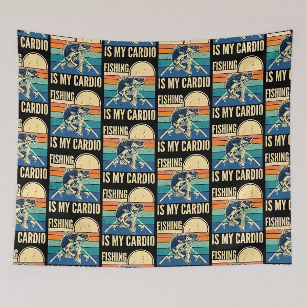 Item preview, Fishing Is My Cardio Sunset designed and sold by SUNarea.